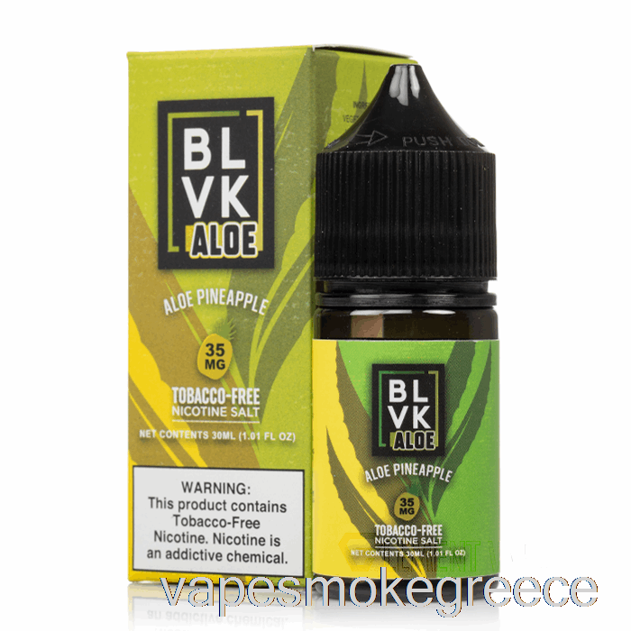 Vape Greece αλόη ανανά αλάτι - Blvk Salt - 30ml 35mg